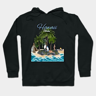 Aloha Hawaii Surf Hoodie